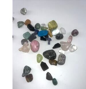 Lot of Stones Gemstones Mixed Shape Multicolor Crystals Rocks Spiritual